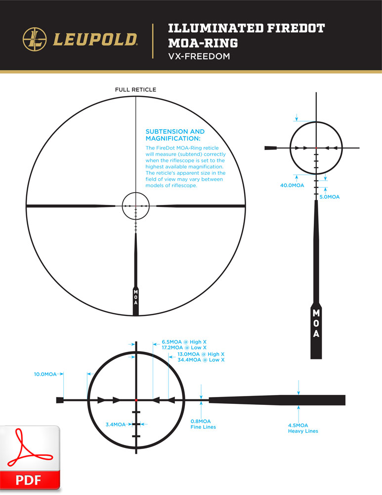 Leupold FIREDOT MOA-RING